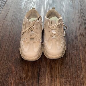 Women's Cream Sneakers